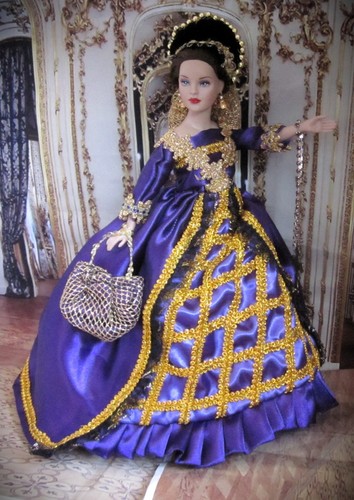 Modepuppe als anne boleyn - als,