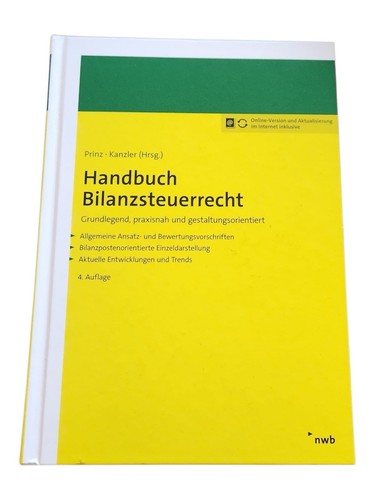 Handbuch bilanzsteuerrecht 4 - handbuch,