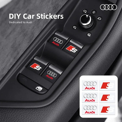 Auto emblem sticker audi a1 - 3d,