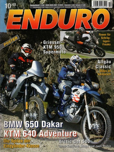 Zeitschrift enduro 2003 - zeitschrift,