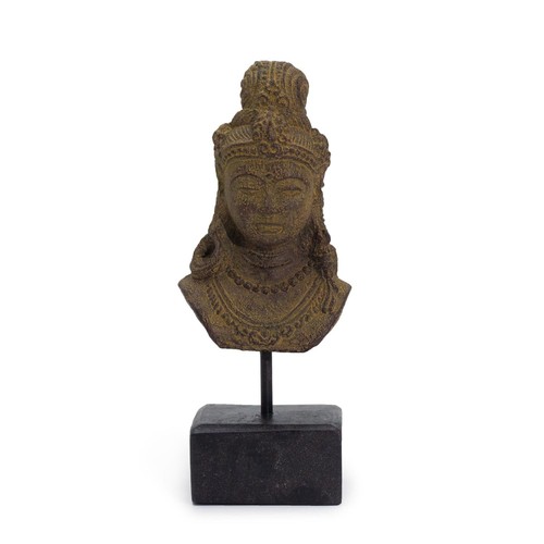 Buddhakopf skulptur beton 25cm - skulptur,
