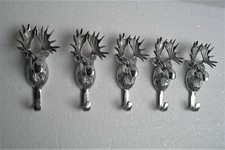Metall elch wandhaken - wandhaken, 5er