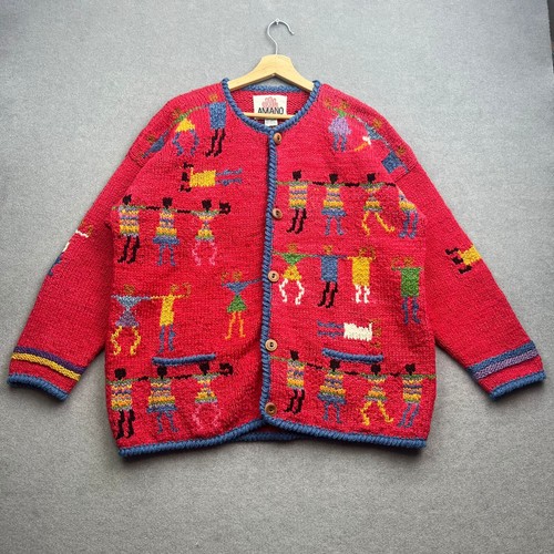 Vintage amano strickjacke - amano,