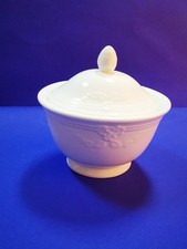 Zuckerdose  Villeroy & Boch Fiori weiss guter Zustand