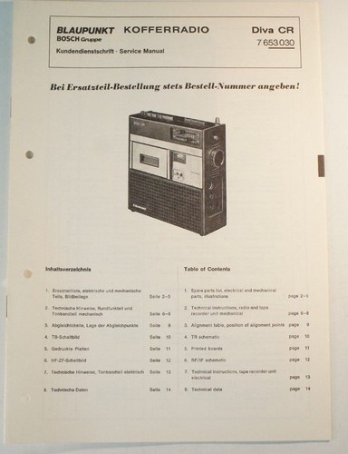 Blaupunkt kofferradio diva - blaupunkt,