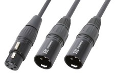 PD Connex Kabel Splitter XLR female / 2x XLR male