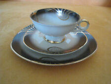 antike Sammeltasse Bavaria Weissenstadt 3-teiliges Kaffeeset Gedeck