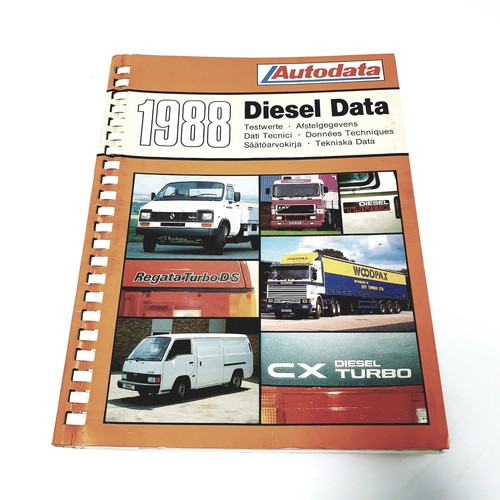 Autodata diesel data 1988 - autodata,