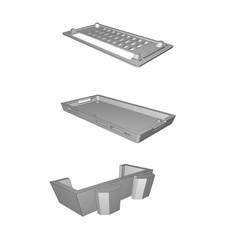 Hülle und Halterung für