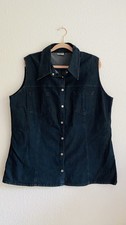 Schicke blaue Weste aus