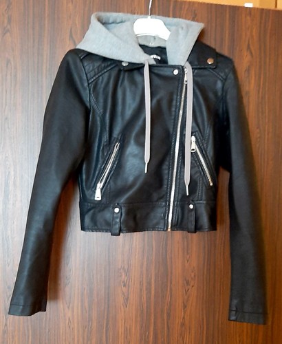 Mädchen lederjacke mit - ,