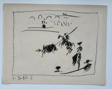Pablo Picasso,  La Pique,  Originallithographie1961
