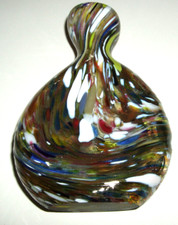 Design Schnupftabak Flasche - Glas Dose Behälter - Mundgeblasen - Art 2