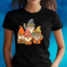 Frauen T-Shirt Hippie Gnome