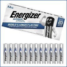 Energizer Ultimate Lithium AA Mignon L91 Batterie 1,5V 3000mAh ++ MHD 2049 ++