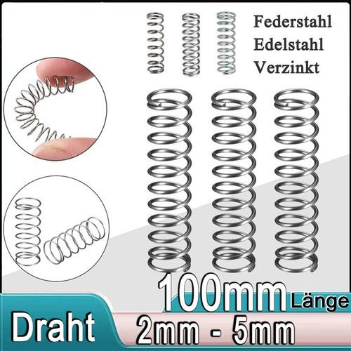 Druckfeder 100 länge - druckfeder,