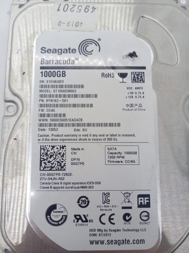 Seagate st1000dm003 hdd - seagate,