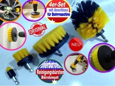 Bohrer-Bürstenaufsatz Reinigungsbürsten 4erSet Polierbürsten Allzweckbohrbürsten