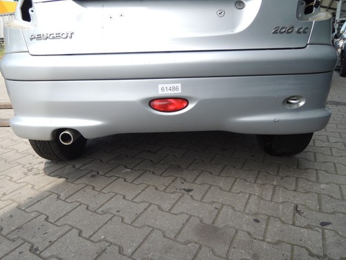 Heckstoßstange peugeot 206 - heckstoßstange, cc
