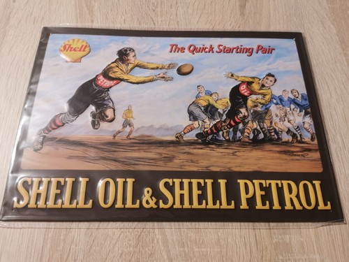 Shell edition blechschild - shell,