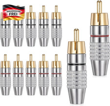 Cinch-Stecker 12er Set für