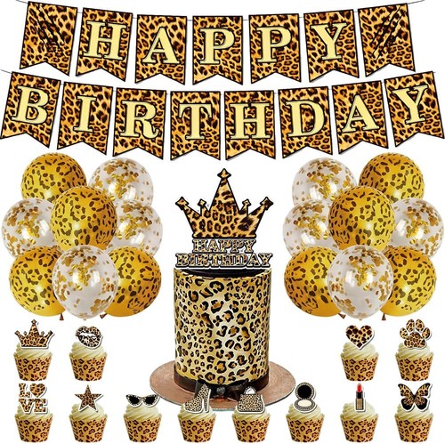 Leopard geburtstag deko - leopard, deko,30
