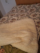 superwarme, gefütterte Lammfelldecke 194 cm x 106 cm, 3,8 kg schwer