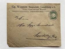 Briefumschlag Reklame Gg. Weippert Landsberg am Lech 1910