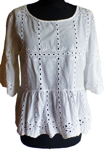 Shirt bluse mit loch - shirt-bluse,