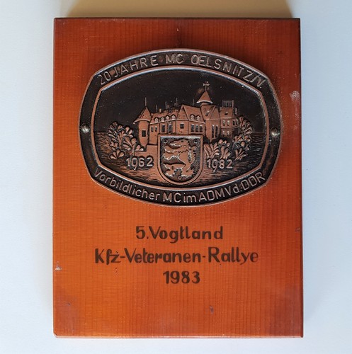 Ddr motorsport plakette - ddr,