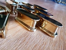 10 Messinggriffe, Möbelgriffe