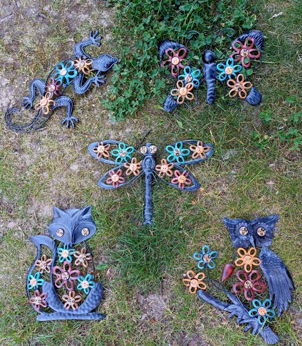 Gartendeko wandbilder metall - gartendeko,