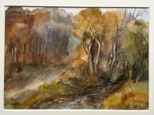 Herbstliche Bewaldung an der