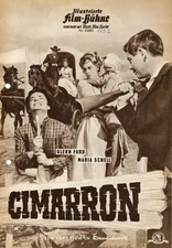 Filmprogramm "CIMARRON" (IFB) 1961 Glenn Ford, Maria Schell, Anne Baxter
