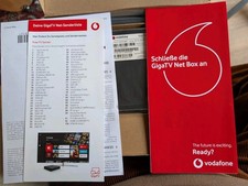 Vodafone Giga TV 4K Box  mit Fernbedienung, Netzteil