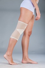 LOREY - Kniebandage, Kniestütze aus Polyesterfasern mit Nanopartikel-Veredelung