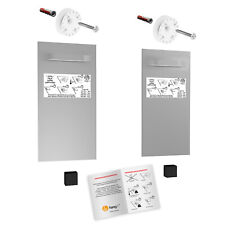 Spiegelbefestigung Set L - Spiegelaufhänger inkl Bleche & Exzenterscheiben