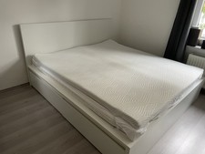 Malm Bettgestell 180x200 cm mit 2 Schubladen