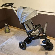 Kinderkraft Dreirad 5 in 1 TWIPPER / höhenverstellb. Elterngriff, Sonnendach...