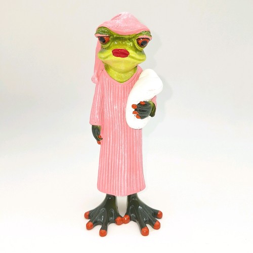 Frosch schlafmütze rosa - frosch,