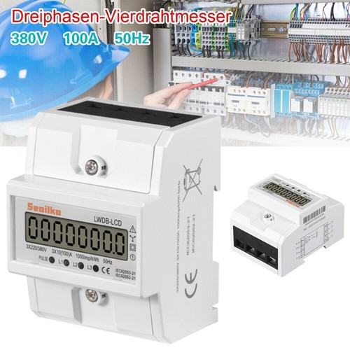 Lcd drehstromzähler - lcd,