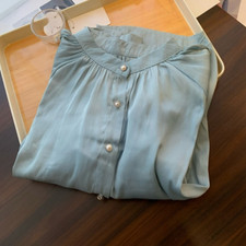 Damen Lockere Chiffon Hemd