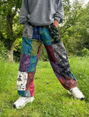 Hippie patchwork hose - patchwork, sonne
