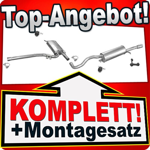 Auspuff für audi 1 6 - auspuff, 1.6