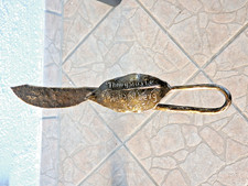 Antiker Metall Messer in den