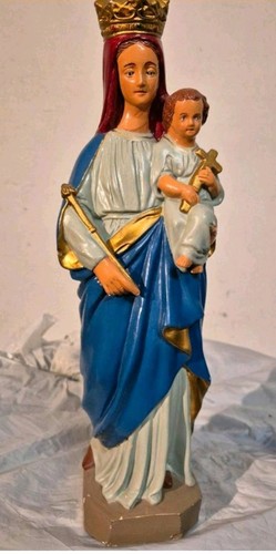 Alte madonna figur keramik 43 - alte,