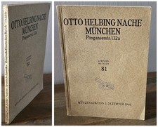 Helbing Otto Nachf. München Auktion 81 (1940) Sammlung KOHLMANN Teil 2 ua.