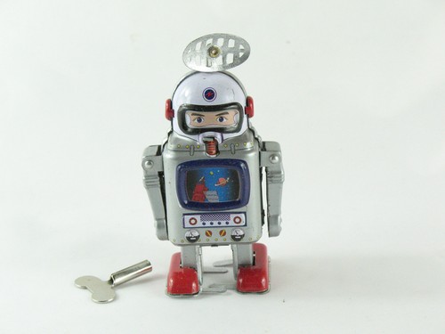 Blechspielzeug roboter - -,