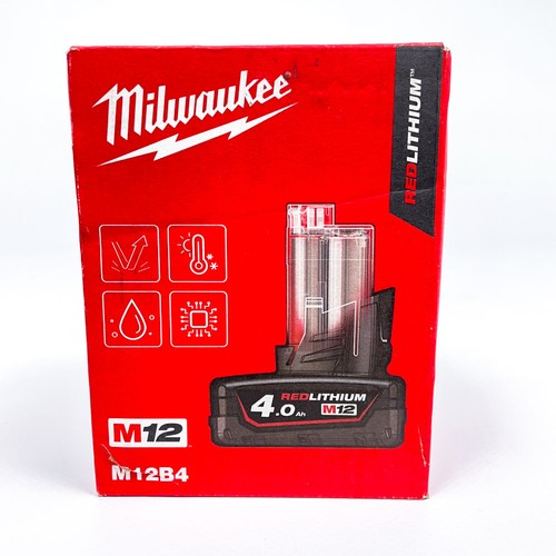 Milwaukee m12b4 ion akku - milwaukee, m12b4,