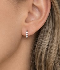 14K 585 Gold einzelne Creole